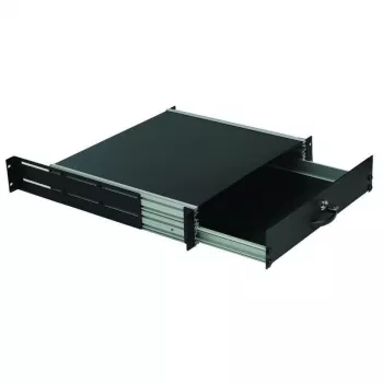 Drawer unit LOGON RAD105BL Black Aluminium 19 inch