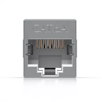 Inline RJ45 Coupler UBIQUITI UACC-RJ45-COUPLER-C6A Compact — RJ45 Cat6A inline coupling