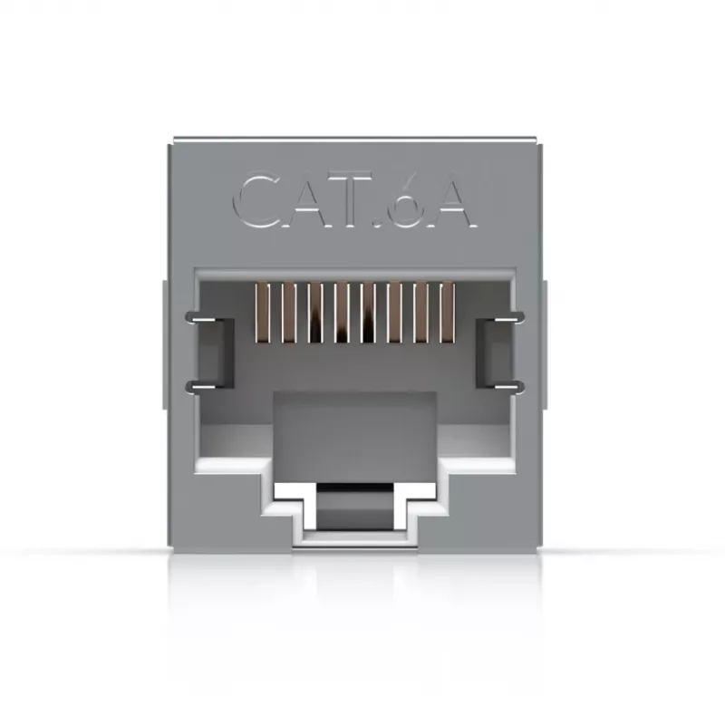 Inline RJ45 Coupler UBIQUITI UACC-RJ45-COUPLER-C6A Compact — RJ45 Cat6A inline coupling
