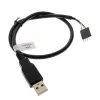 USB Cable Akasa 0.4m USB A Black