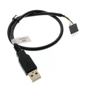 USB Cable Akasa 0.4m USB A Black