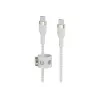 Belkin BOOSTCHARGE PRO Flex USB Cable 3 m USB 2.0 USB C White (CAB011BT3MWH)