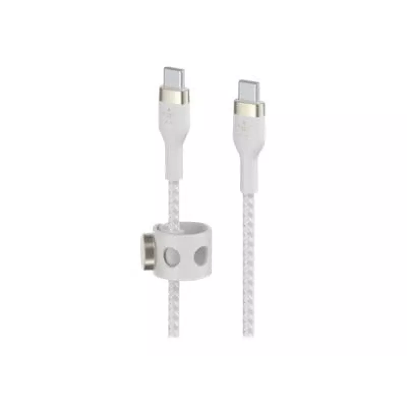 Belkin BOOSTCHARGE PRO Flex USB Cable 3 m USB 2.0 USB C White (CAB011BT3MWH)