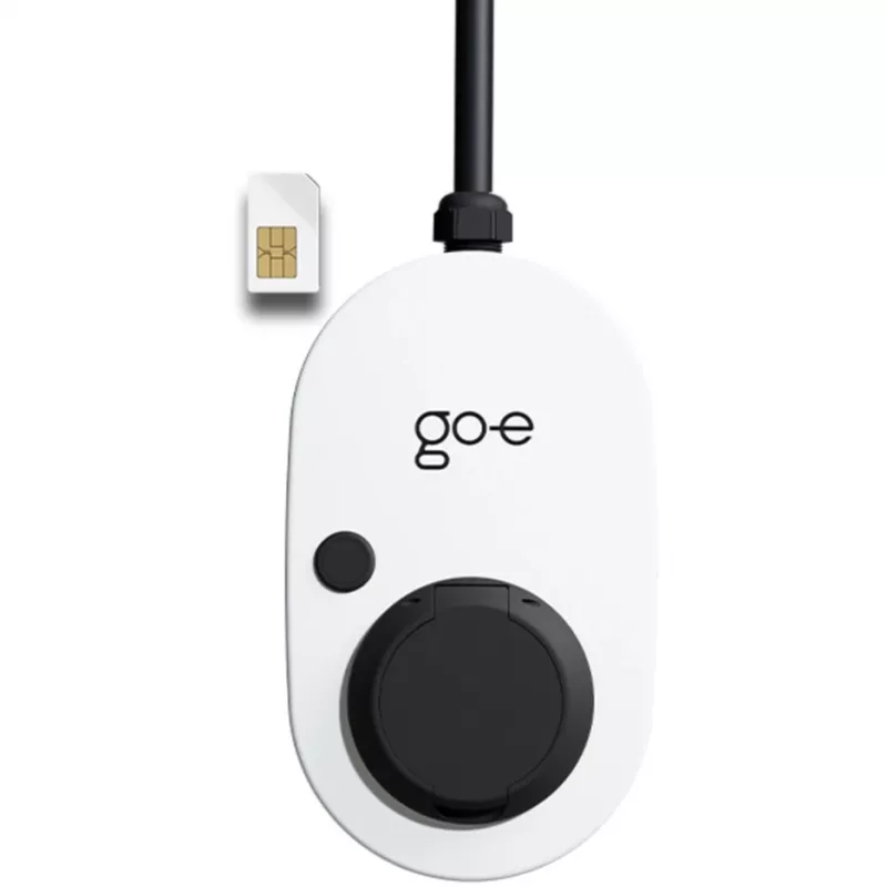 Charger Gemini 2.0, 22 kW (32A 3-phase), Wallbox White/black, without cable, 4G/LTE