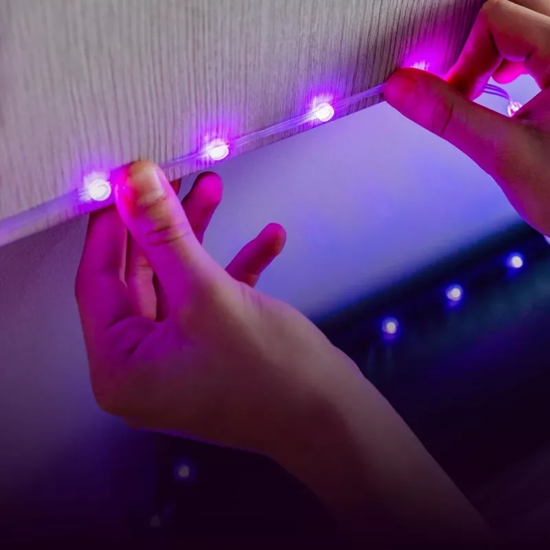 Twinkly Dots 60 RGB USB Smart Lights, 3 m, Black