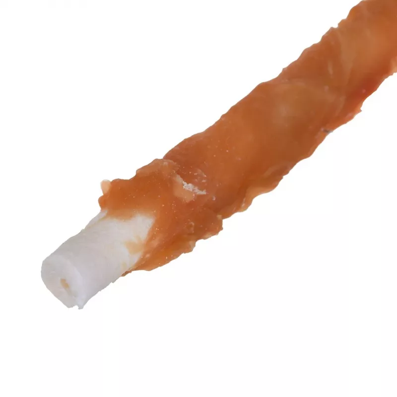 Dog treats PETITTO Chicken wrapped chopsticks 500 g — chicken-flavored chew sticks, 60% protein, 18% moisture