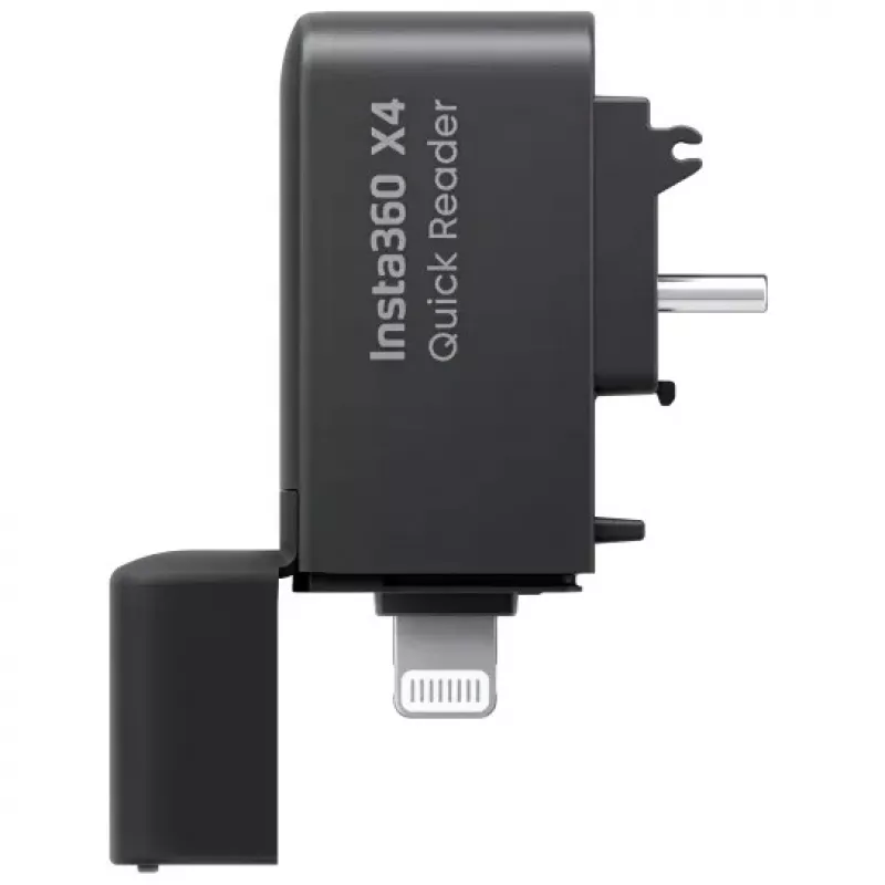 Card Reader Insta360 X4 Quick Reader USB-Type C Lightning Black