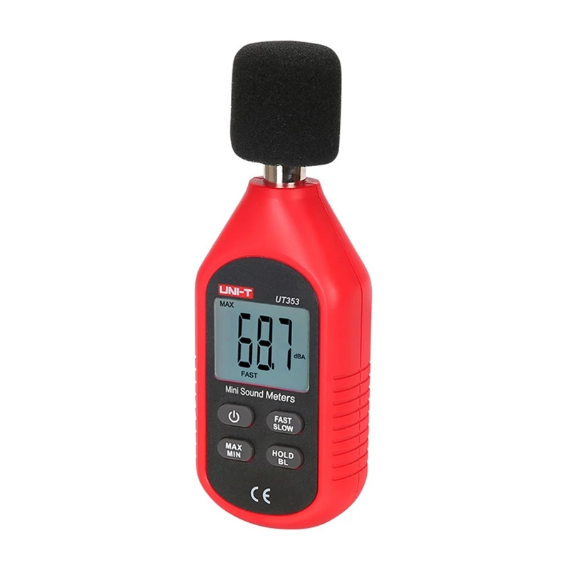 Sound Level Meter Unit UT353, 30–130 dB range, 31.5 Hz–8 kHz frequency