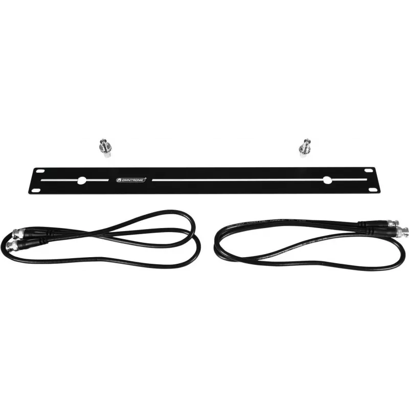 Rackmount BNC Set Omnitronic 13063048 — 19 inch 1U panel for BNC connections