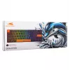 Mechanical Keyboard Baracuda Dolphin Black US layout with Red switches