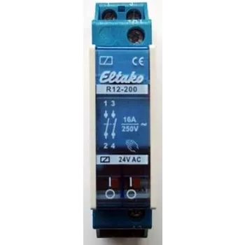 Switching Relay for Row Flush Mounting 2S 16A R12-200-24V (22200020)