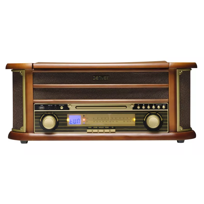 DENVER MCR-50 MK3 amplifier cassette CD/MP3 player digital player turntable radio digital recorder 5Watt