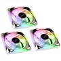 LAMPTRON PLUTO+ ARGB PWM 120mm Fan Bundle of 3 - Black