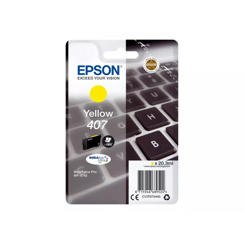 Epson WF-4745 ink cartridge 1 pc(s) Original High (XL) Yield Yellow
