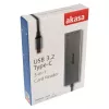 Card Reader Akasa AK-CR-09BK USB 2.0 Type-C Grey