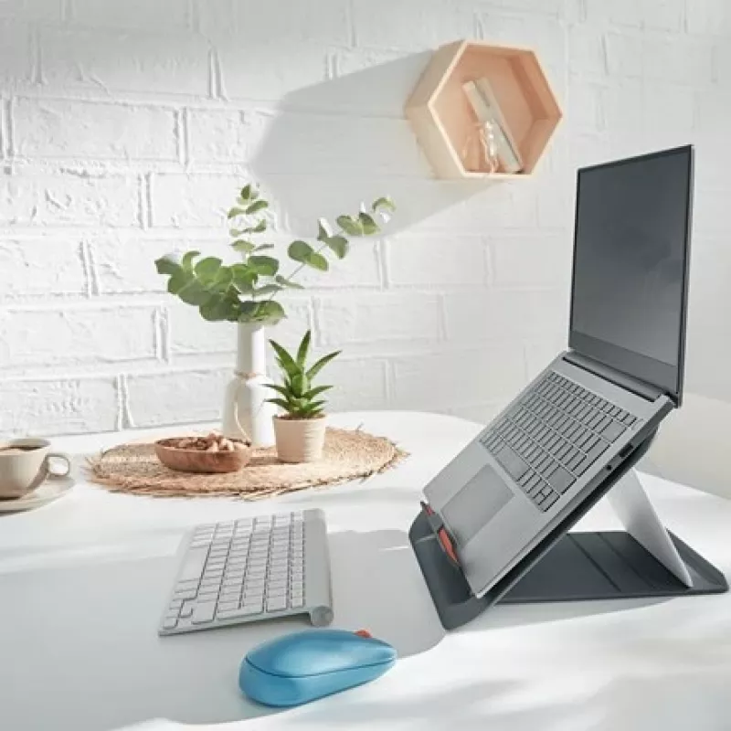 Leitz Ergo Cosy Adjustable Laptop Stand, 80% recycled plastic