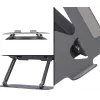 Laptop stand MEDIA-TECH MT2661 — adjustable height, foldable aluminium design for up to 17 inch notebooks