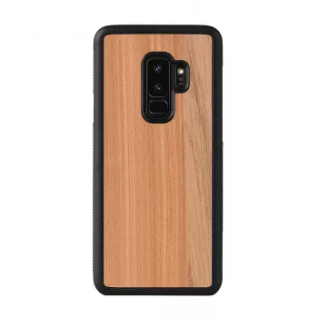 Smartphone case man and wood for Samsung Galaxy S9 Plus — cappuccino black