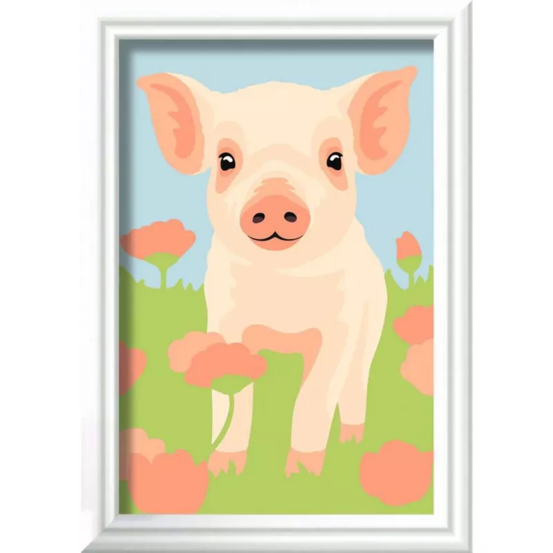 CreArt - sweet pet pig, Painting