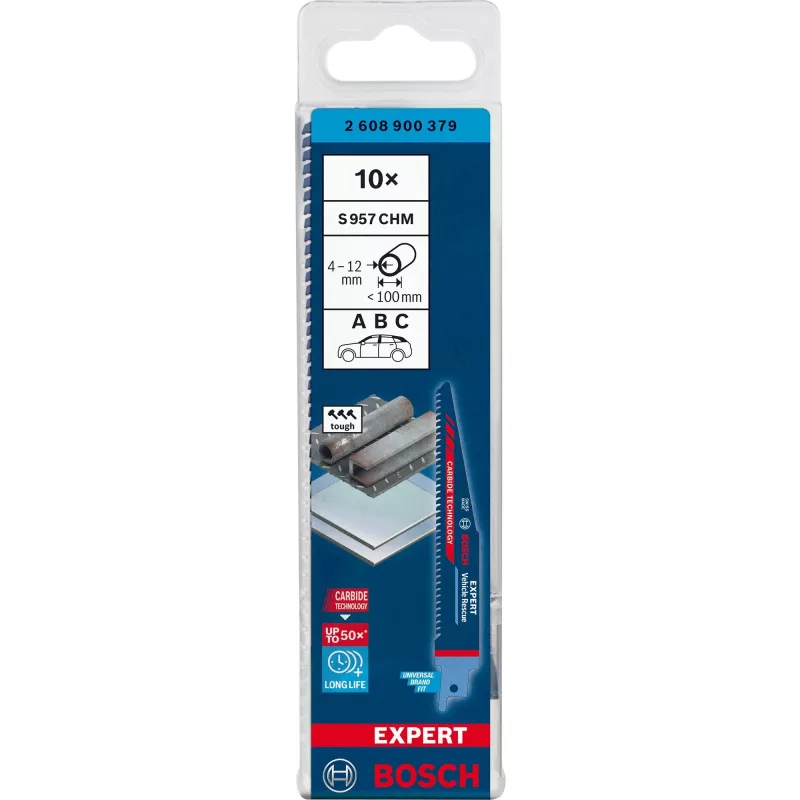 Bosch Expert 2608900379 Reciprocating saw blade High carbon steel (HCS) 10 pc(s)