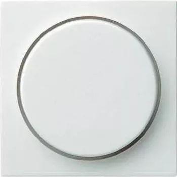 Wall plate cover GIRA 0650 03 — white, single-piece decorative frame