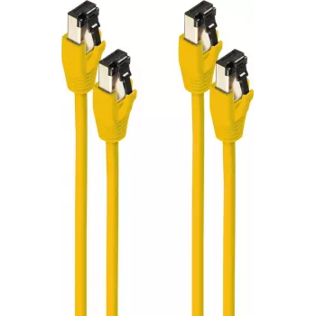 shiverpeaks BS08-41042-2 Network Cable Yellow 3 m Cat8.1 F/FTP (FFTP) (BS08-41042-2)
