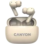 Canyon CNS-TWS10BG Headphones and Headset True Wireless Stereo (TWS) In-Ear calls/music/Sport/everyday use USB Type-C Bluetooth Beige (CNS-TWS10BG)