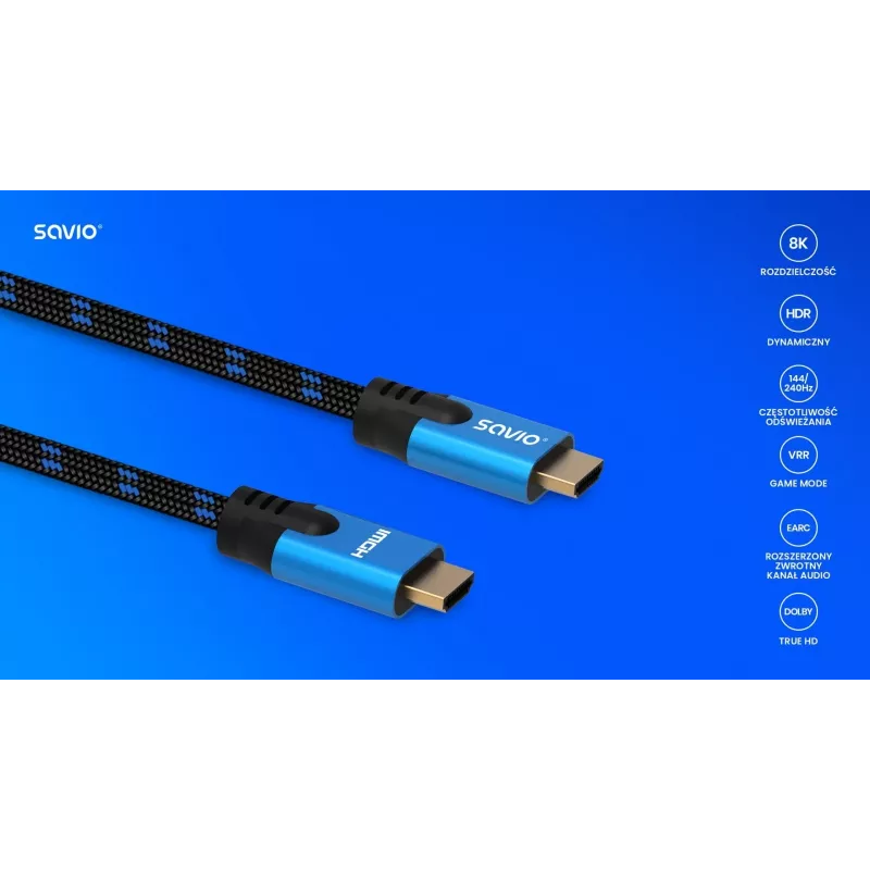 HDMI Cable Savio CL-143 3m