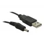 USB Cable Power Cable DeLOCK 82377 1.5m USB A