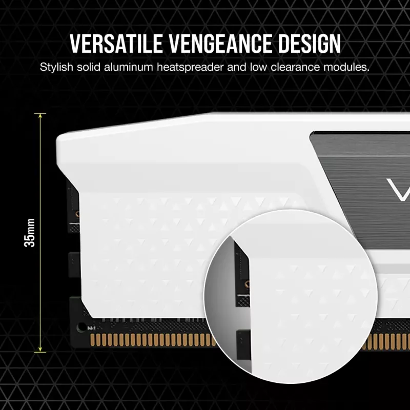 CORSAIR Vengeance DDR5 Kit 48 GB 2 x 24 GB DIMM 288-PIN 3000 MHz PC5-48000 CL30 1.4 V white (CMK48GX