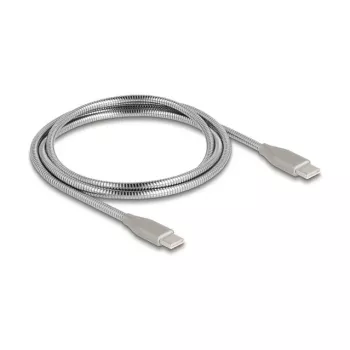 USB Cable DeLOCK 81259 1m USB C to USB C USB 2.0 Silver