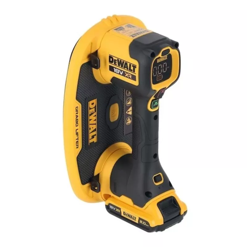 Vacuum lifter DeWalt GRABO DCE590N 18V cordless portable suction tool, 1 suction cap, max load 120 kg