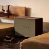 Wireless speaker MARSHALL Woburn III Brown — multiroom, Bluetooth, Wi‑Fi, analog inputs