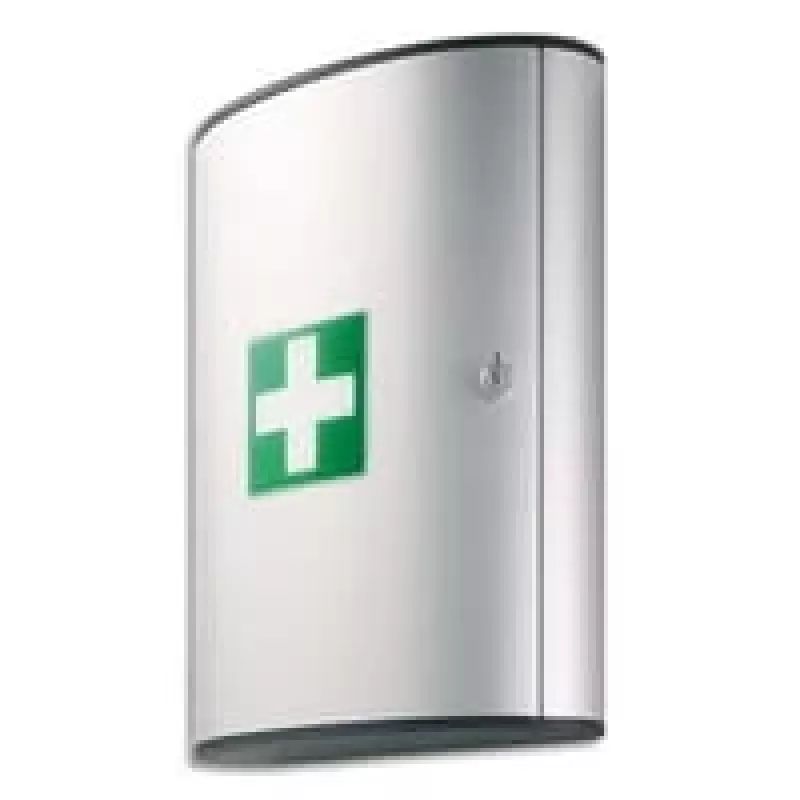Durable 197323 First Aid Box L, aluminium, silver