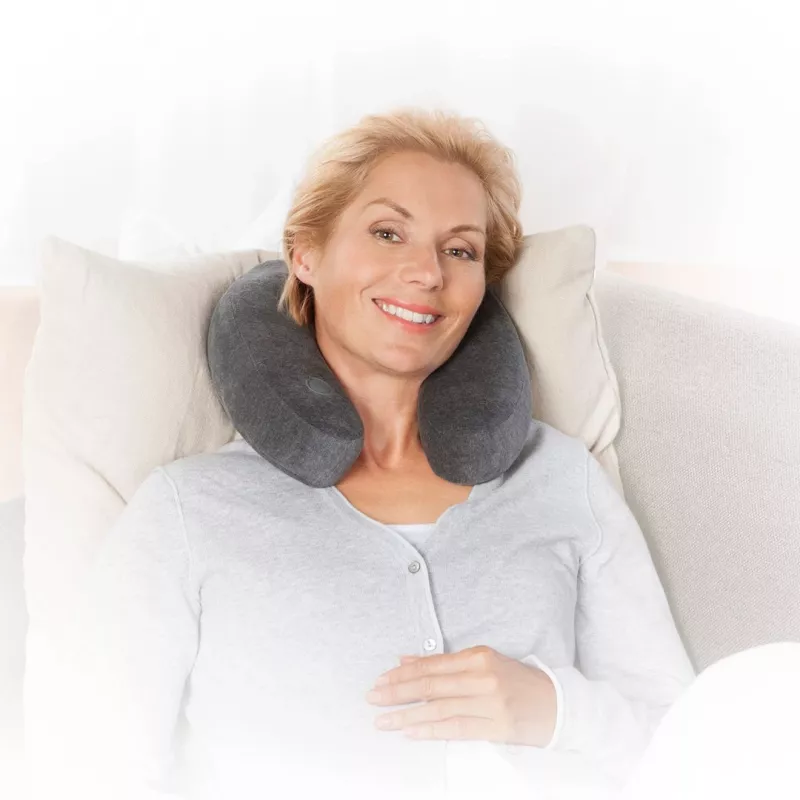 Neck massager Medisana NM 870 - grey, battery-powered vibration massager