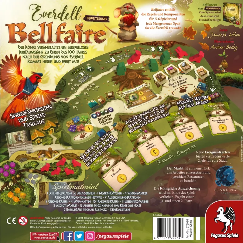 Everdell: Bellfaire, Board Game Expansion