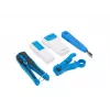 LANBERG Cable Crimper Tool Set NT-0302 — RJ-45 crimper, plastic handles, carrying case, on/off switch, multicolour