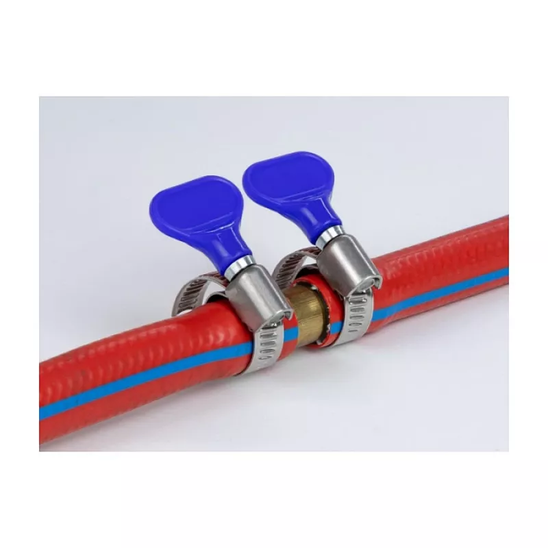 Butterfly Clamp DeLOCK 400 SS 25 - 40 mm 5 pieces blue
