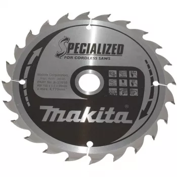 Circular Saw Blade-Set B-33897, Ø 136mm, 16Z / 24Z (3-piece, Bore 20mm, for Battery Saws)