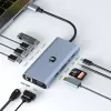 USB-C 11-in-1 adapter Hawk HW-HUB1101 — multiport hub with 11 ports