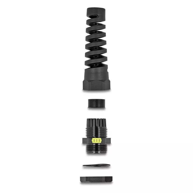 DeLOCK Cable Gland M16 Ventilation Strain Relief IP68 Black 2 pcs