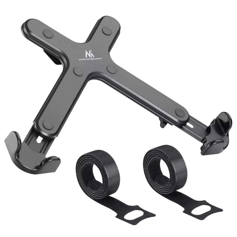 Notebook desk holder MACLEAN MC-836 — adjustable height, ergonomic design, black, for horizontal laptop use (58.5×236×320 mm)