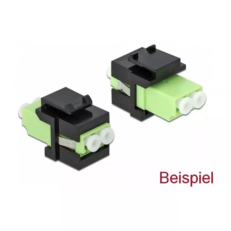 Keystone cover DeLOCK 86806 black for fibre couplers 10 pieces