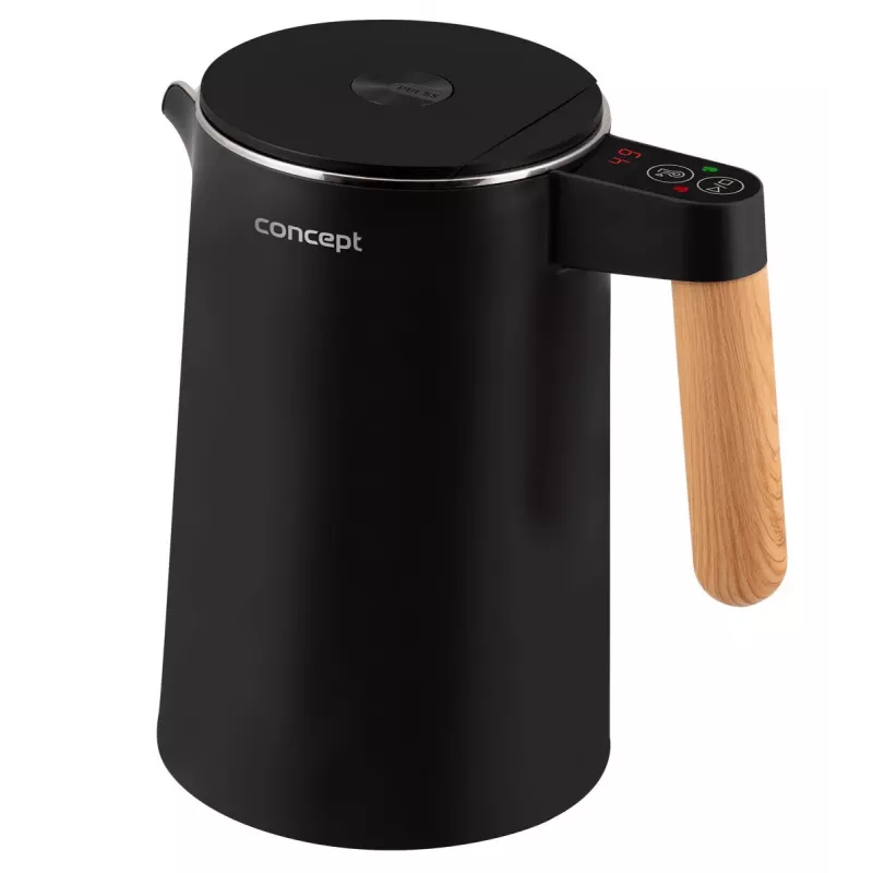 Electric kettle Double Wall 1.5 L Concept Black RK 3301