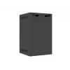 Lanberg WF10-2309-10B 9U 10-Inch Wall-Mount Rack Cabinet, 469x280x310 mm, Black, IP20, Glass Door, 20 kg Load