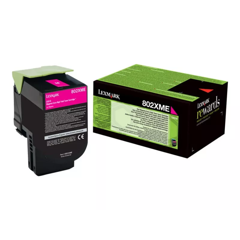 Toner Lexmark Cartridge 802XME Magenta 3000 pages