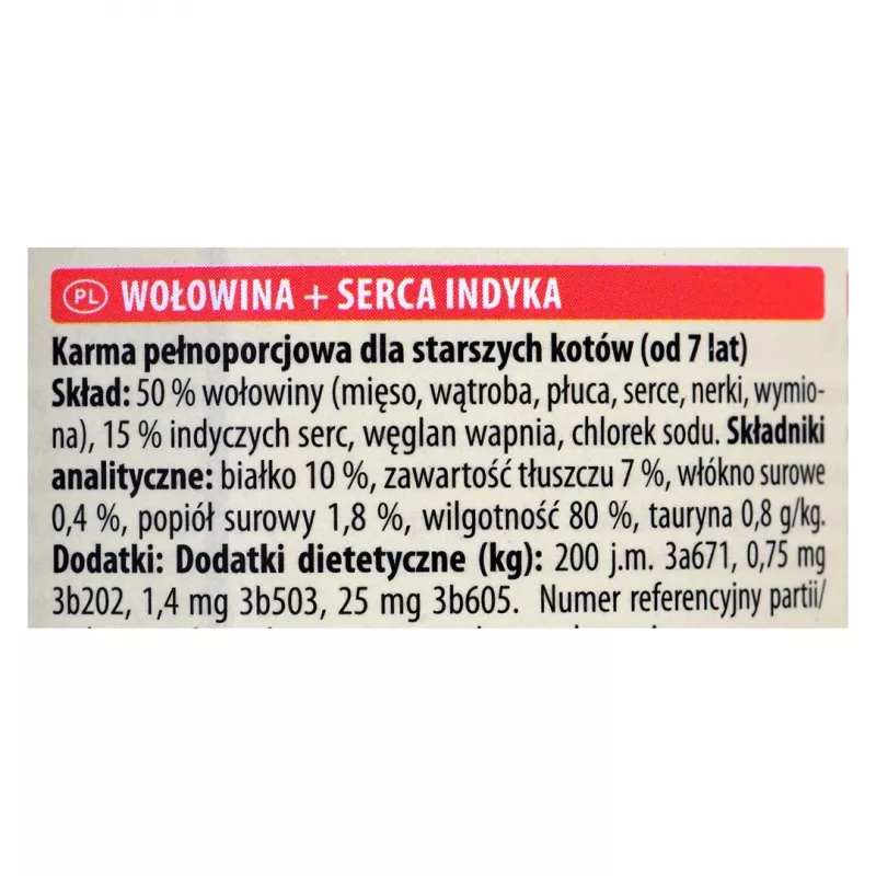 Wet cat food animonda ANIMONDA Carny 200 g — beef & turkey, grain-free, for senior cats
