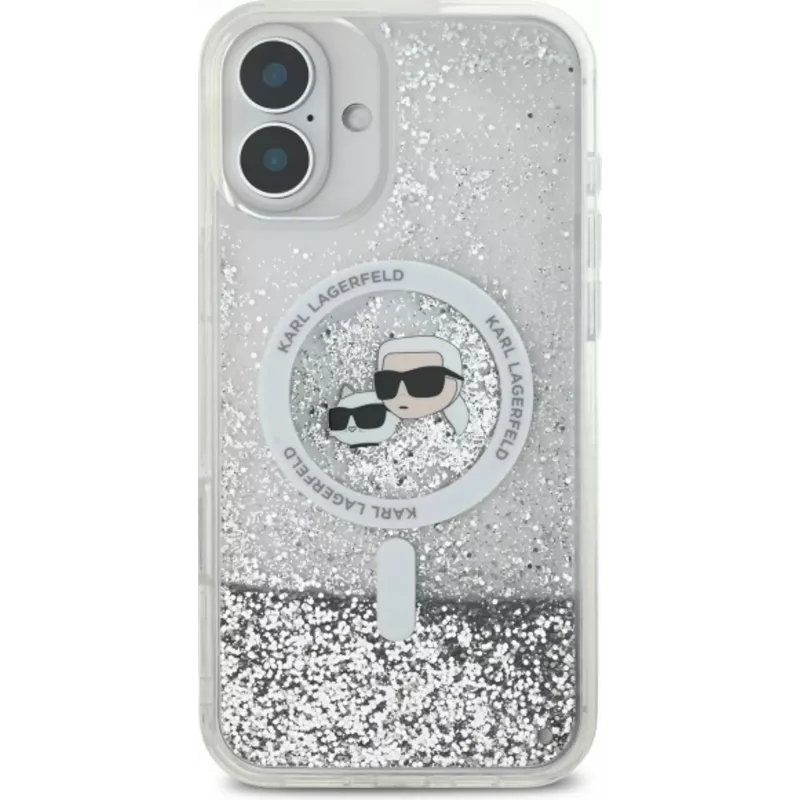 Karl Lagerfeld | KLHMP16MLGKCSGH | Back cover | iPhone 16 Plus | Apple | TPU/PC | Transparent