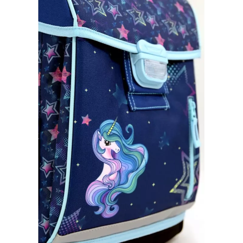 Schoolbag HAMA 00129681 Rainbow Unicorn — lightweight kids backpack with adjustable straps