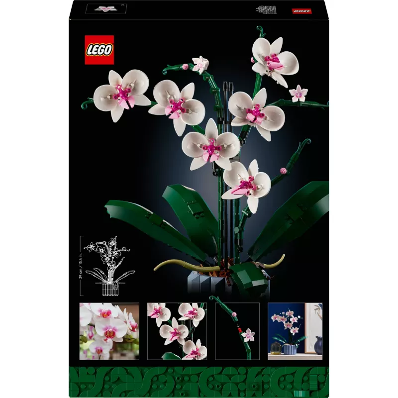 LEGO 10311 Icons Orchid Artificial Plant Building Set with Flowers Home Décor Accessory for Adults Botanical Collection Gifts for Wife or Husband